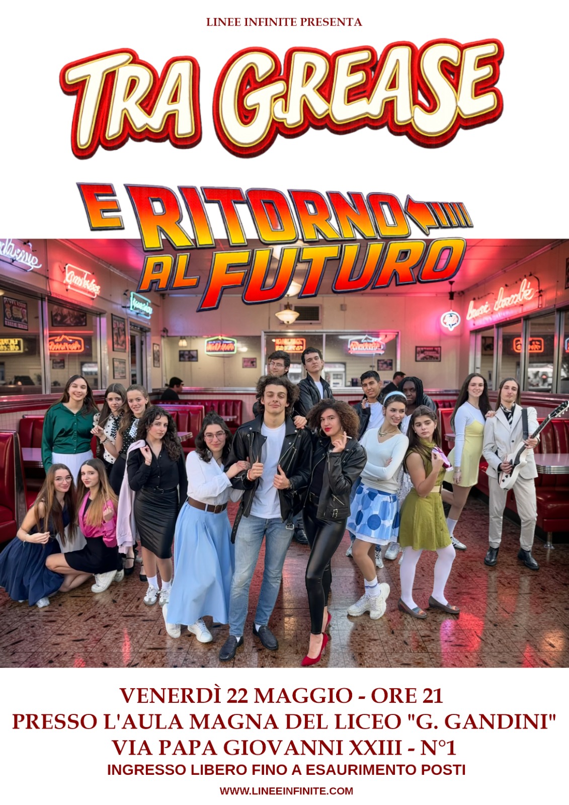 Tra Grease e Ritorno al futuro – spettacolo teatrale 3BC